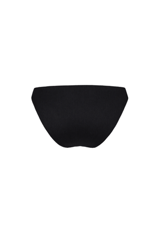 KULANI KINIS Minimal Full Coverage Bikini Bottom - Pitch Black - The Salty BabeSwim Bottoms