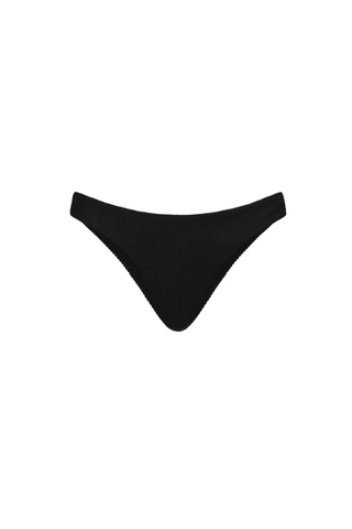 KULANI KINIS Minimal Full Coverage Bikini Bottom - Pitch Black - The Salty BabeSwim Bottoms