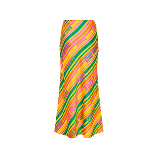 KULANI KINIS Satin Tie Side Maxi Skirt - Sunshine Lover - The Salty BabeSkirts