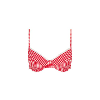 KULANI KINIS Scallop Crochet Underwire Bra Bikini Top - Strawberry Siesta - The Salty BabeSwim Tops