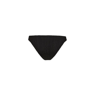 KULANI KINIS Shirred Minimal Full Coverage Bikini Bottom - Twilight Black - The Salty BabeSwim Bottoms