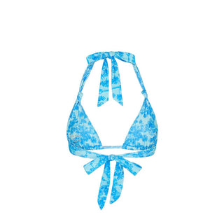 KULANI KINIS Soft Knot Halter Bikini Top - Ocean Paradise - The Salty BabeSwim Tops