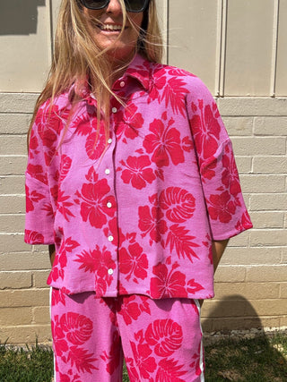 Las Olitas Top - Lola Pink - The Salty BabeTop