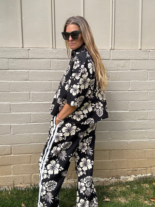 Las Olitas Track Pant - Black - The Salty BabePants