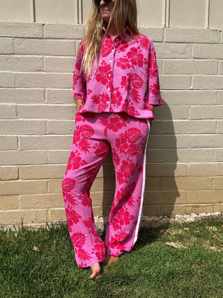 Las Olitas Track Pant - Lola Pink - The Salty BabePants