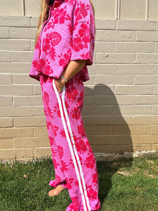 Las Olitas Track Pant - Lola Pink - The Salty BabePants