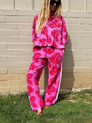 Las Olitas Track Pant - Lola Pink - The Salty BabePants