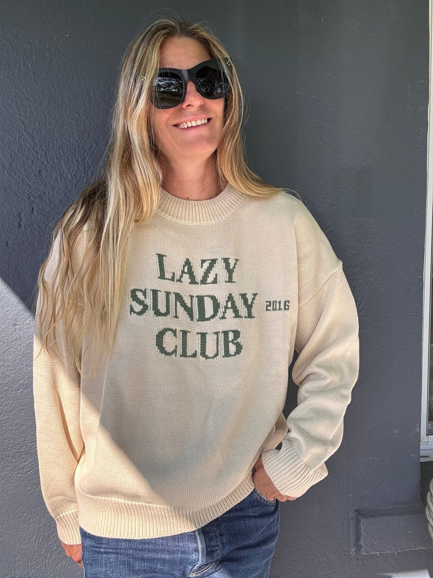 Lazy Sunday Club Sweater - The Salty BabeSweaters