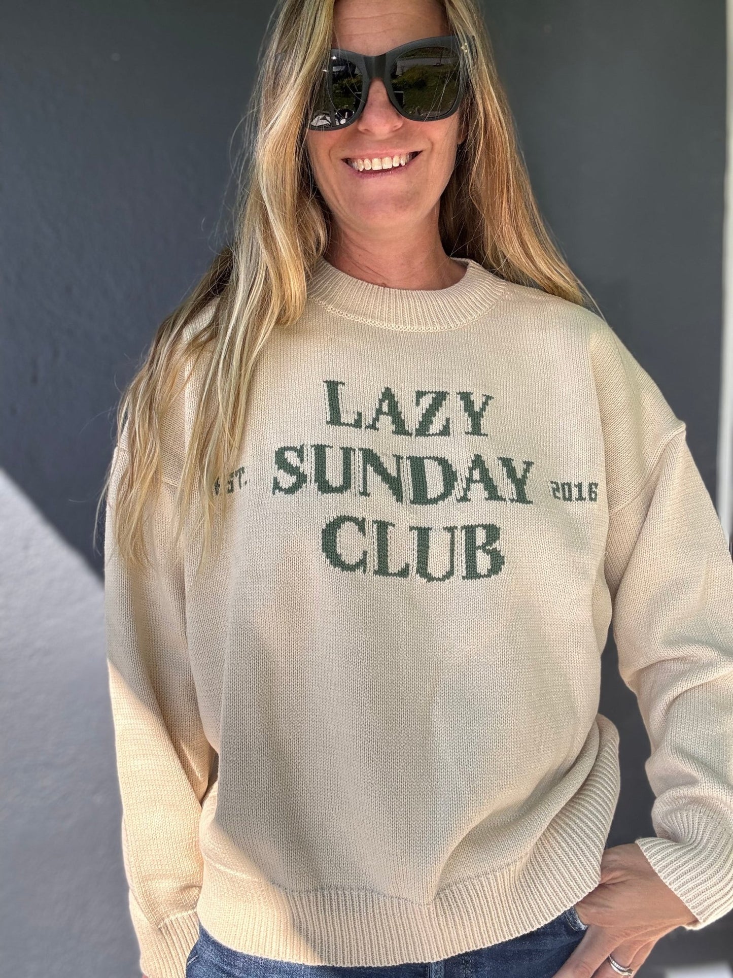 Lazy Sunday Club Sweater - The Salty BabeSweaters