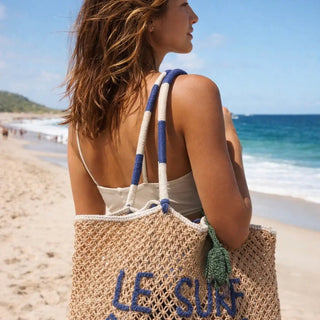 Le Surf Macrame Tote - The Salty BabeTote Bag