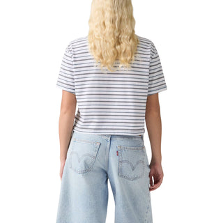 LEVI'S Cropped Anyday Tee in Capricorn Stripe