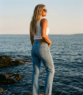LEVIS 501 Curve Denim Jeans - Play On Ref - The Salty BabeDenim Pants