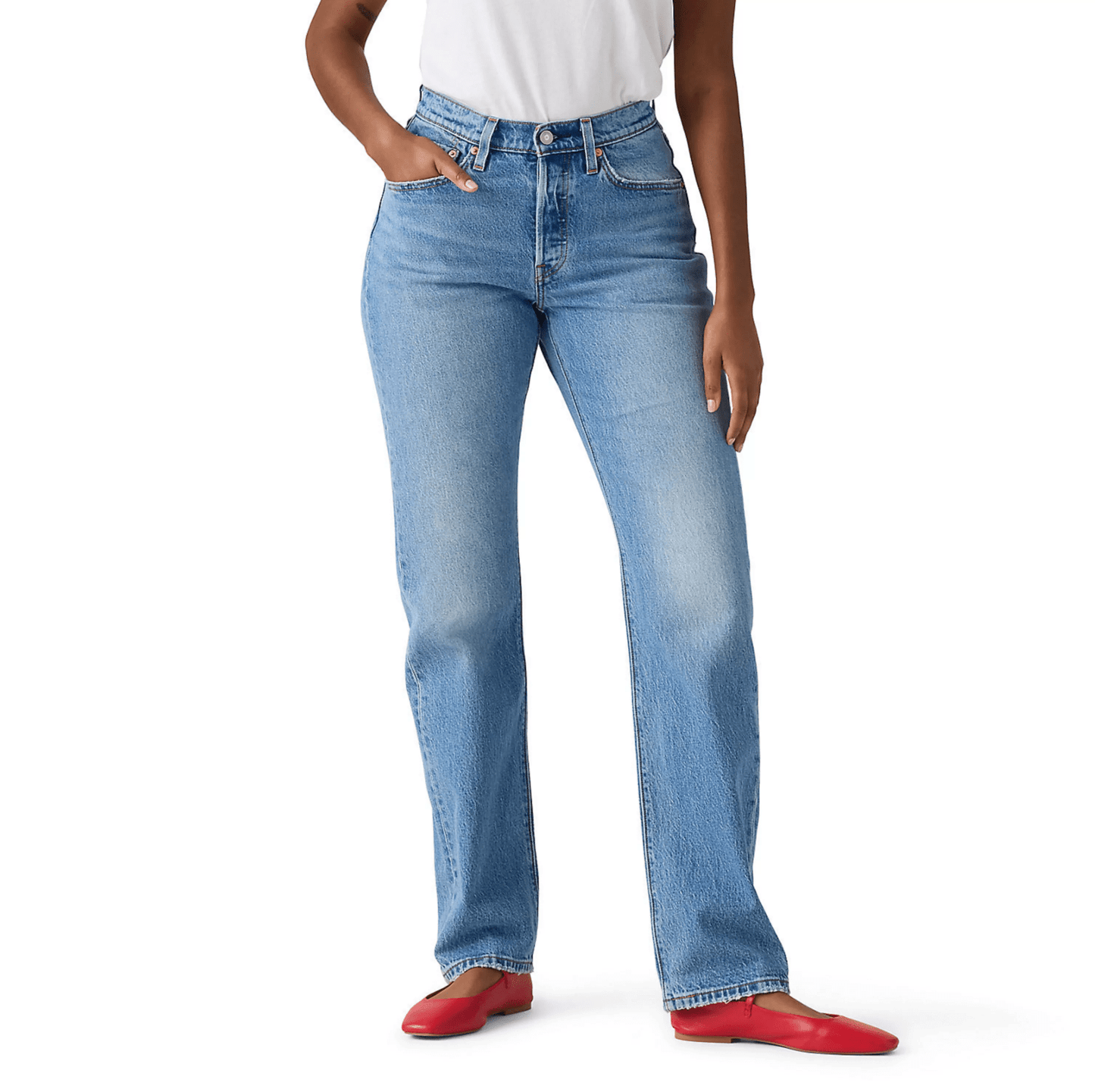 LEVIS 501 Curve Denim Jeans - Play On Ref (30" Inseam) - The Salty BabeDenim Pants