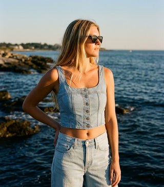 LEVI'S Audra Seamed Top - I Will - The Salty BabeTop
