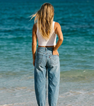 LEVI'S Cinch Barrel Jeans - Let Love In - The Salty BabeDenim Pants