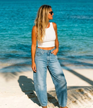 LEVI'S Cinch Barrel Jeans - Let Love In - The Salty BabeDenim Pants