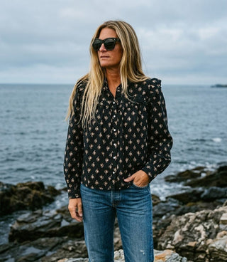 LEVIS Gianna Long Sleeve Blouse - Yulia Floral - The Salty BabeLong Sleeve Tops