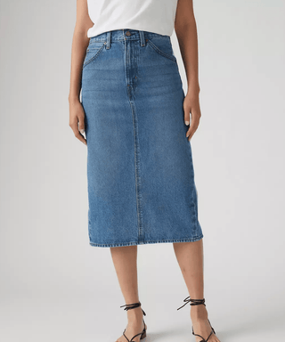 LEVI'S High - Rise Back Slit - Meadow Games - The Salty BabeSkirts
