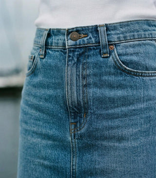 LEVI'S High - Rise Back Slit - Meadow Games - The Salty BabeSkirts