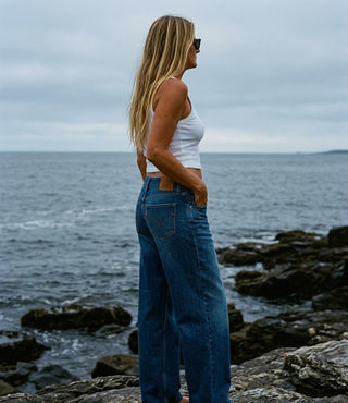LEVI'S Low - Rise Superlow Loose Jeans - Blended Beauty - The Salty BabeDenim Pants