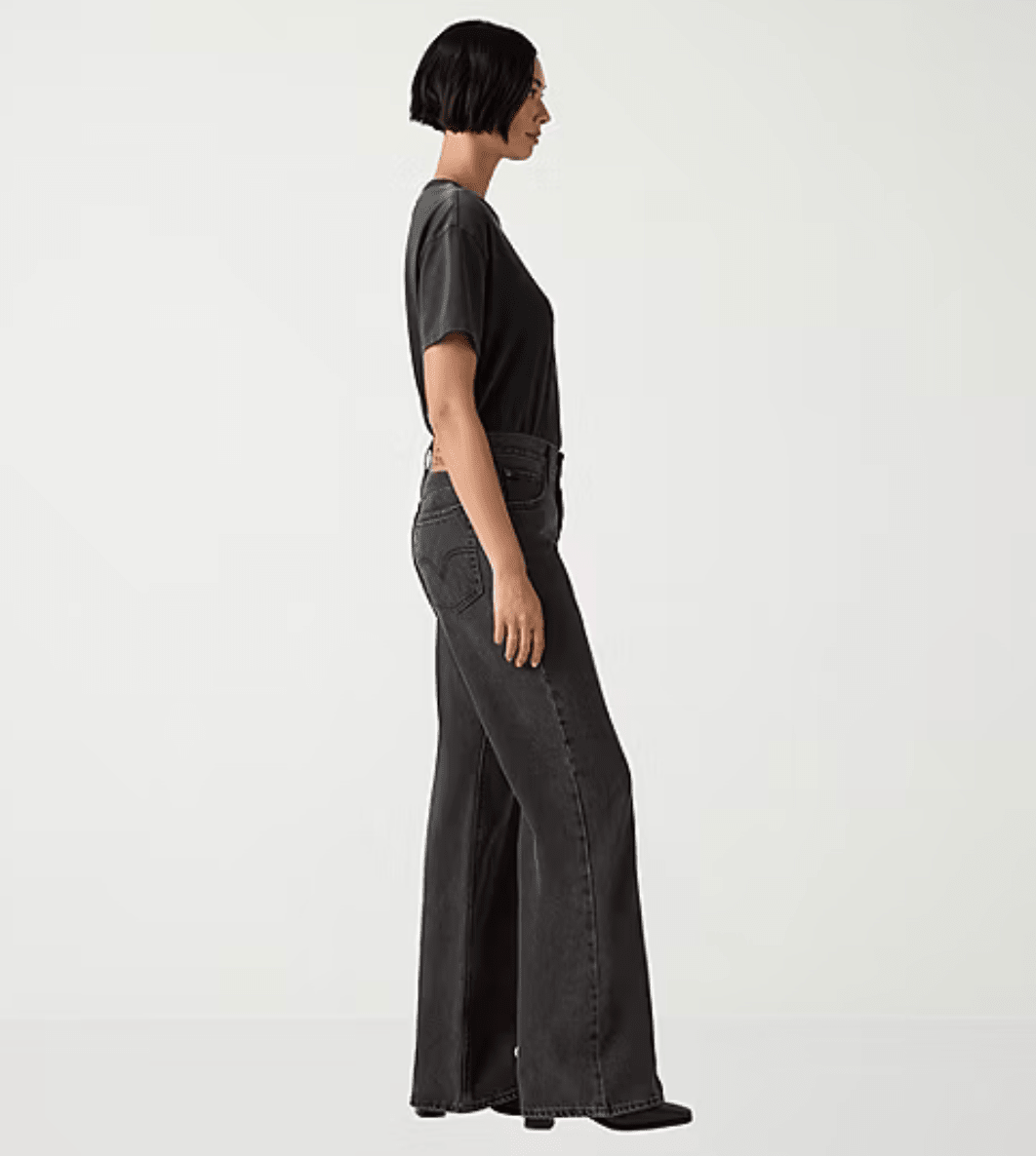 LEVI'S Middy Loose Boot Jeans - Wandering Spirit Clean - The Salty BabePants