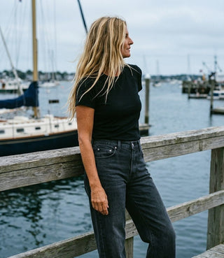 LEVI'S Middy Loose Boot Jeans - Wandering Spirit Clean - The Salty BabePants