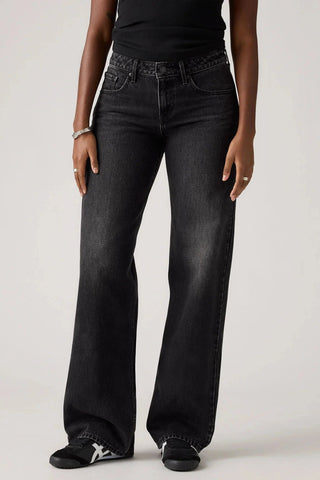 LEVI'S Middy Loose Boot Jeans - Wandering Spirit Clean - The Salty BabePants