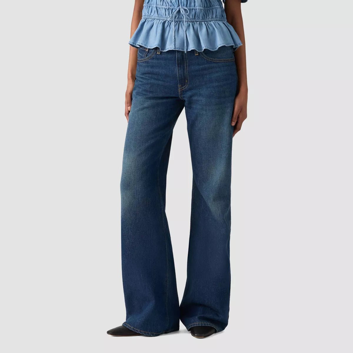 LEVI'S Middy Loose Bootcut Jeans - Good Fortune - The Salty BabePants