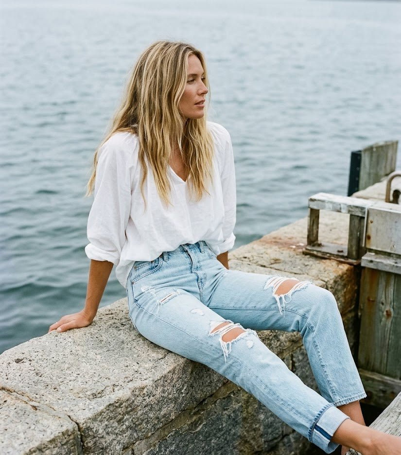 LEVIS Ribcage Straight Ankle Jean - Haley's Comment - The Salty BabeDenim Pants