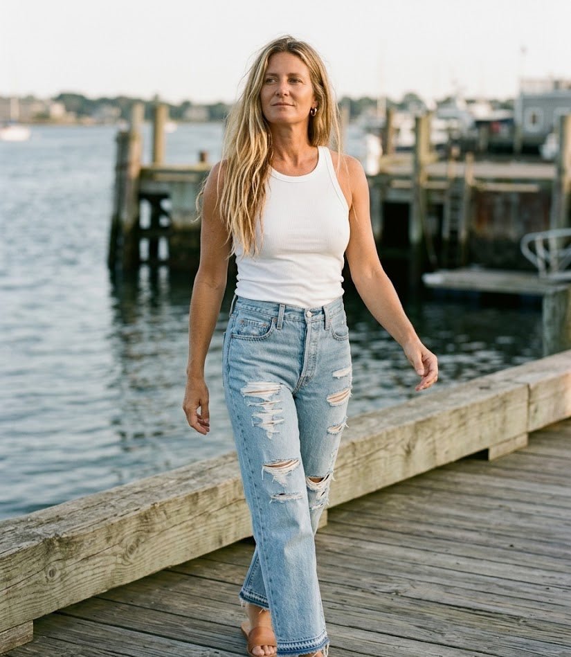 LEVIS Ribcage Straight Ankle Jean - Haley's Comment - The Salty BabeDenim Pants