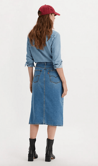 LEVIS Side Slit maxi skirt - Artist Divided T3 - The Salty BabeSkirts