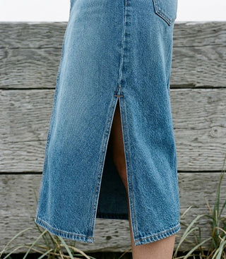 LEVIS Side Slit Maxi Skirt - Artist Divided T3 - The Salty BabeSkirts