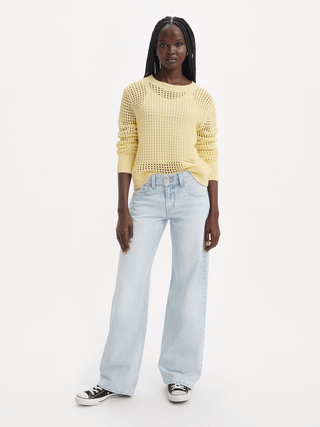 LEVI'S Superlow Loose Straight - Leg Jeans - Abraided Art - The Salty BabePants