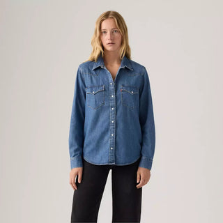 LEVI'S Ultimate Western Denim Shirt - Mighty Fine - The Salty BabeLong Sleeve Shirt