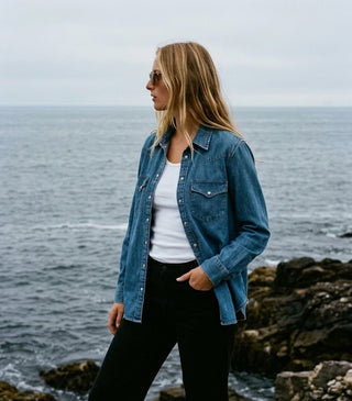 LEVI'S Ultimate Western Denim Shirt - Mighty Fine - The Salty BabeLong Sleeve Shirt