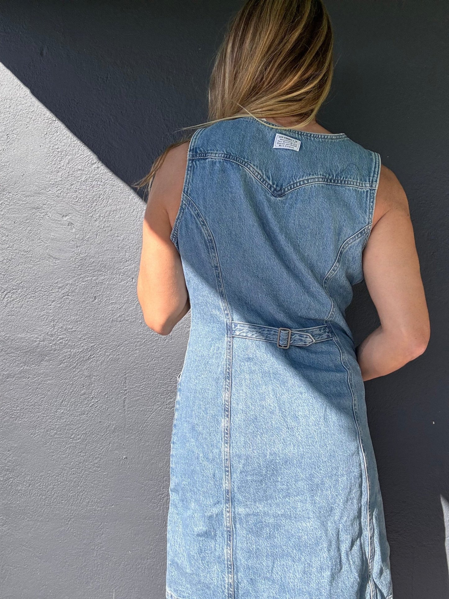 Levi's Womens Vianna Vest Dress Women's Dress Special Showing : LG Levi's Womens Vianna Vest Dress Women's Dress Special Showing : LG