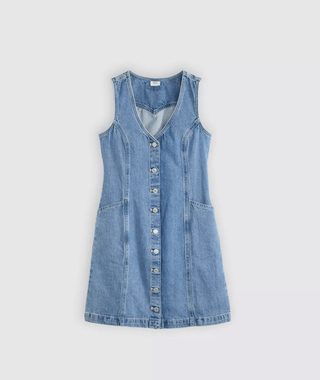 LEVI'S Vianna Vest Dress - Special Showing/Medium Wash - The Salty BabeDresses