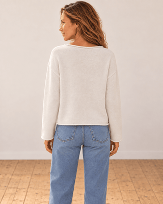 Light by the Sea Sweater - Marble/Sky - The Salty BabeSweaters