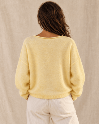 Little Friends Cockatoo Sweater - Creamy Yellow - The Salty BabeSweaters