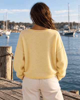 Little Friends Cockatoo Sweater - Creamy Yellow - The Salty BabeSweaters