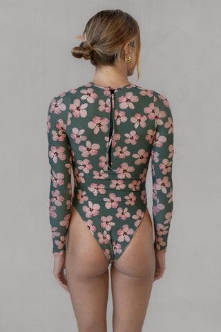 LOKAHI Long Sleeve Surf Suit - Hau - The Salty BabeOne Piece Swimsuits