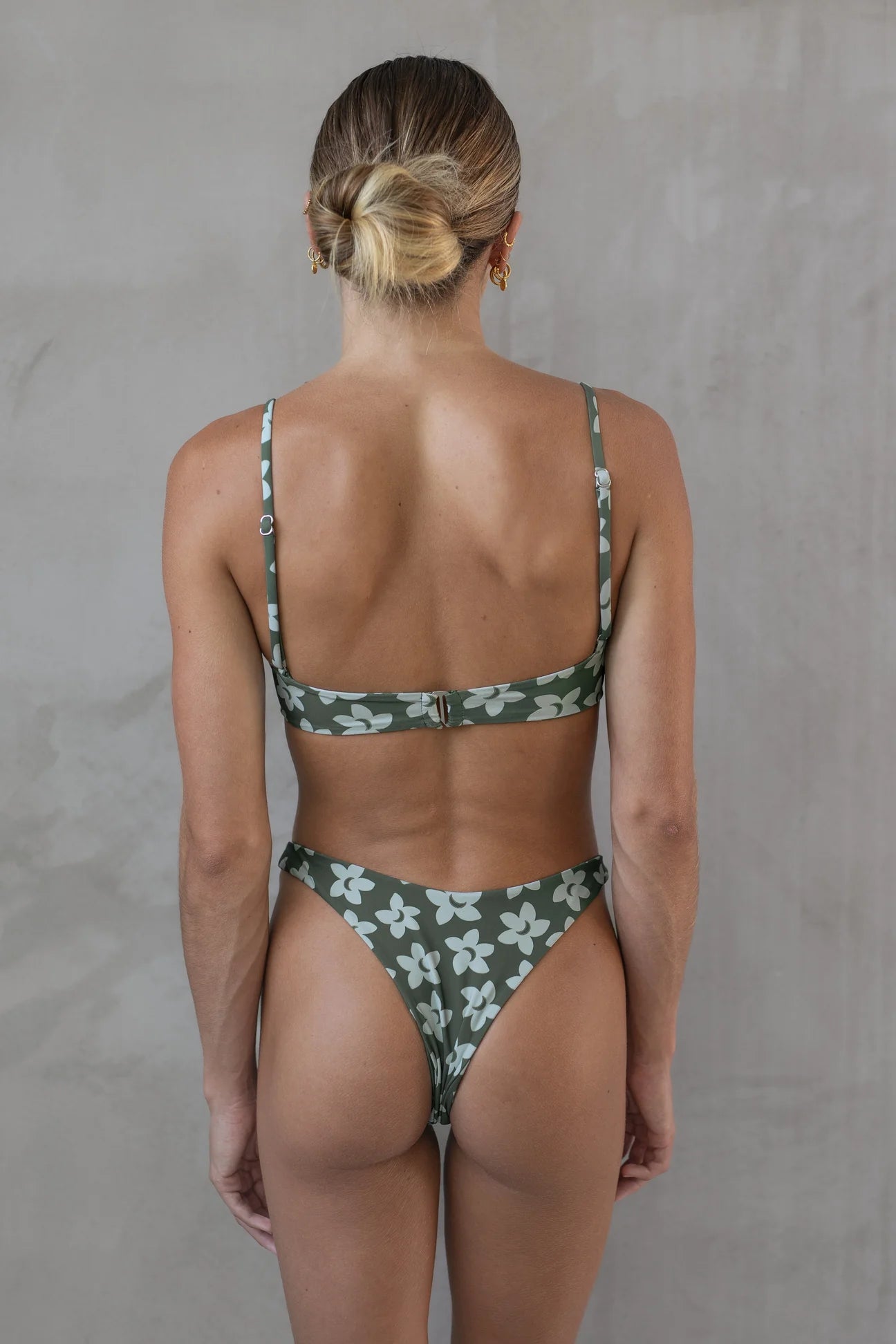 LOKAHI Maile Swim Bottoms - Moon Flower - The Salty BabeSwim Bottoms