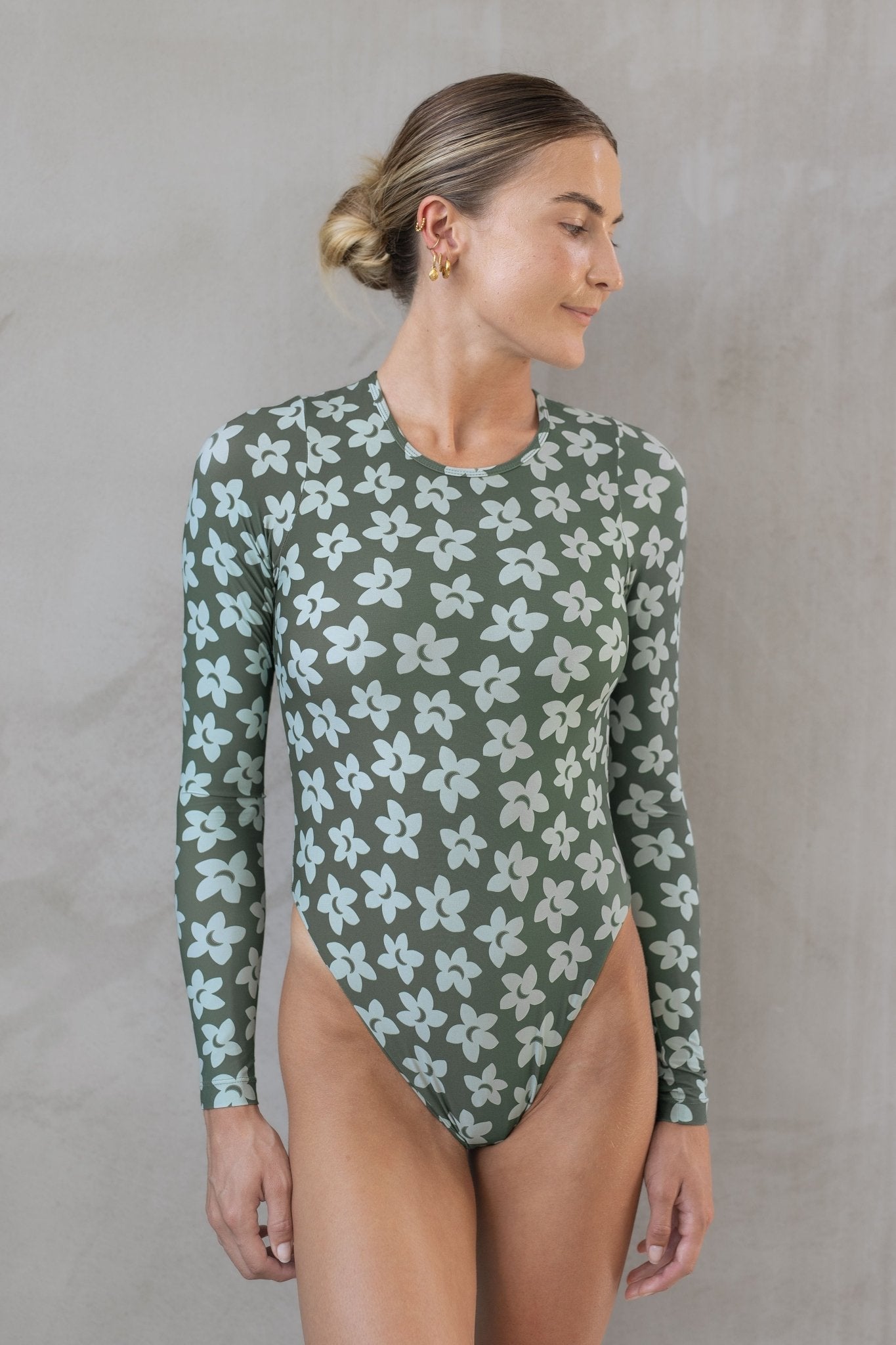 LOKAHI Surf One Piece - Moon Flower - The Salty BabeOne Piece Swimsuits