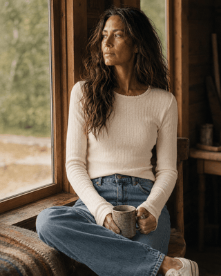 Louisa Knit Long Sleeve Top-Eggnog - The Salty BabeLong Sleeve Tops