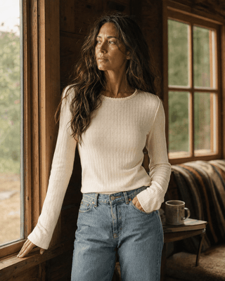 Louisa Knit Long Sleeve Top-Eggnog - The Salty BabeLong Sleeve Tops