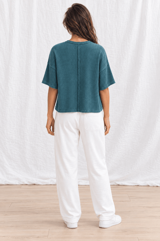 Low Tide Waffle Knit Top | The Salty Babe