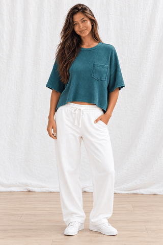 Low Tide Waffle Knit Top | The Salty Babe