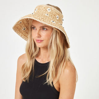 LSPACE Abbey Rollup Hat - Natural - The Salty BabeHats