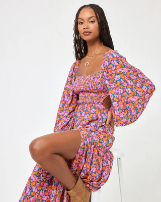 LSPACE Heidi maxi dress - Positively Poppies - The Salty BabeDresses