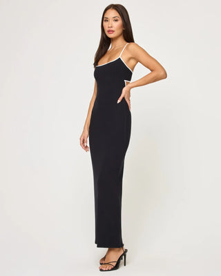 LSPACE Jordana Dress - Black/Cream - The Salty BabeDresses
